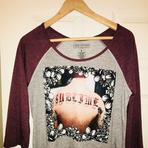 SUBLIME  baseball jersey in-sleeves